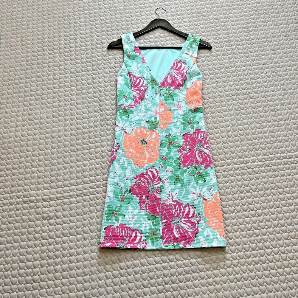 NWOT LILLY PULITZER Eden Poolside Beach Walk Shift Dress Size M Multicolor - Picture 6 of 11